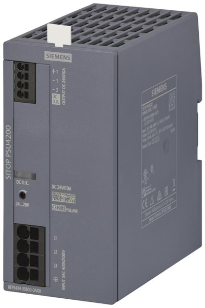Siemens 6EP3334-3SB00-0AX0 SITOP PSU4200 power supply 1-phase DC 24V/10A 1