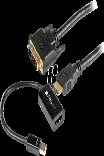 StarTech.com 2-delad mDP till HDMI-adapter HDMI till DVI - MDPHDDVIKIT