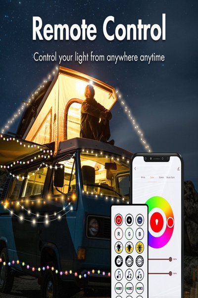 LogiLink Wi-Fi Smart RGB String Lights Remote Tuya 3m - SH0131