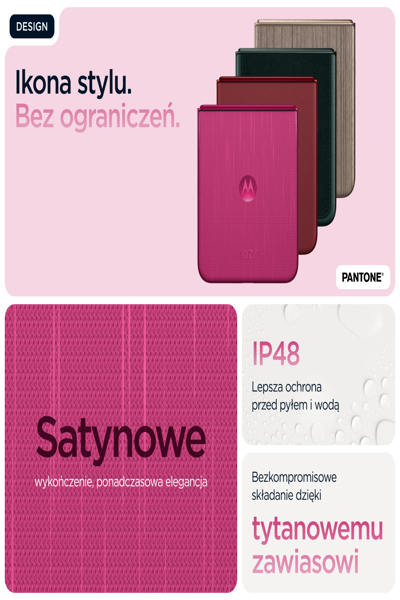 Motorola Solutions Motorola razr 60 Ultra 16/512GB Cabaret pink - PB8R0061PL