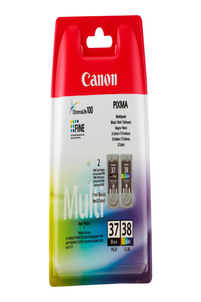 Canon PG-37/CL-38 - Encre pigmentée - 2 pièces - Pack multiple