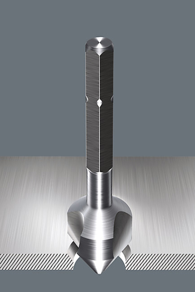 Wera 05104634001, Foret, Foret conique, 1,65 cm, 40 mm, Métal, 2 cm