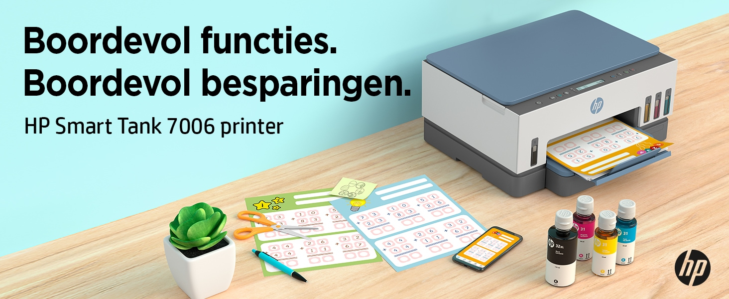 HP Printer Smart Tank 7006 All-in-One - Inkjet - Colored - 28B55A#BHC