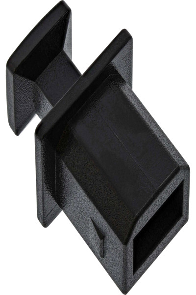 Cache-poussière InLine pour USB-B femelle - noir - 50 pièces.