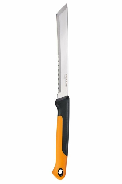 Fiskars 1062830 Couteau de récolte Pour tiges et tiges épaisses Longueur de lame 15 cm Acier inoxydable