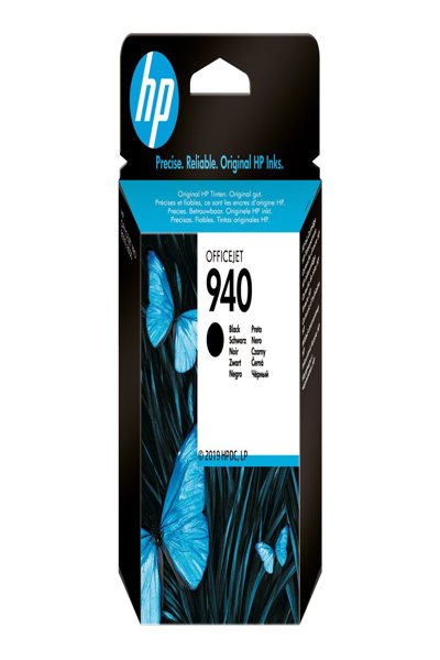 HP 940 Black Original Ink Cartridge: 22ml, 1000 pages - C4902AE