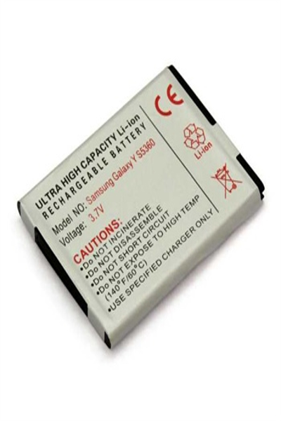 Frei Tecxus MP f/ Samsung Galaxy Y S5360 950mAh Li-Ion - Battery - Black - Lithium-Ion (Li-Ion) - 950 mAh - 3.7 V - 3.7 Wh - 