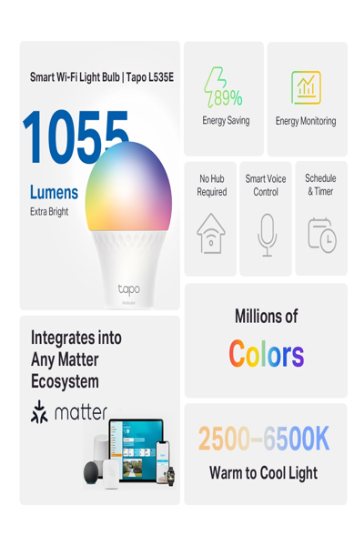 TP-LINK Tapo Smart L535E - LED light bulb - TAPO L535E