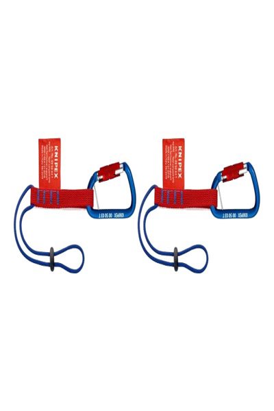 KNIPEX 00 50 06 T BK - Porte-marteau - Rouge - 85 mm - 24 mm - 35 g - 2 pièce(s)