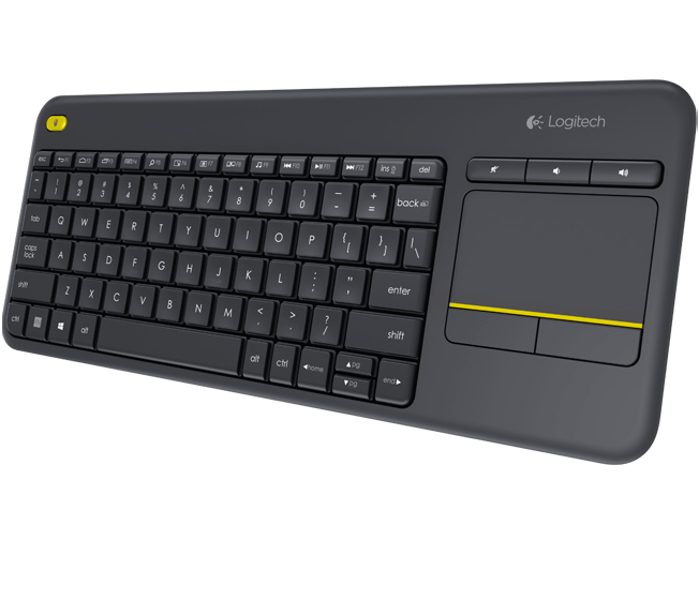 Logitech K400 Plus - Mini - trådlös - RF trådlös - 920-007119