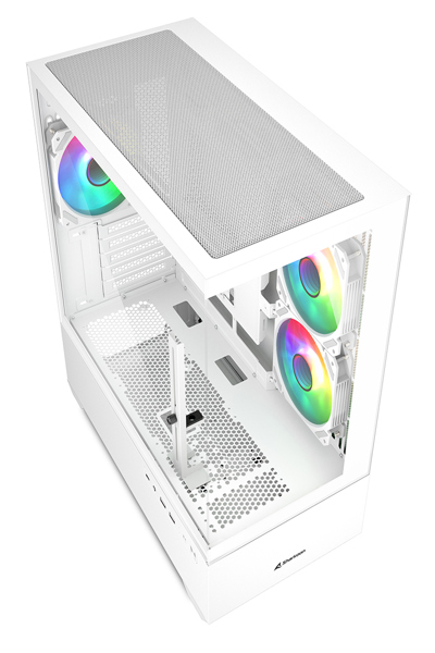 Sharkoon MK6 RGB Midi Tower PC-chassi - 4044951041800