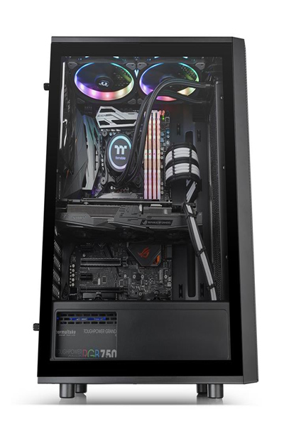 Thermaltake Versa J25 TG RGB Midi Tower PC Case - CA-1L8-00M1WN-01