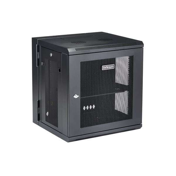 StarTech 12U Wall Mount Server Rack Up to 17in Deep - RK12WALHM