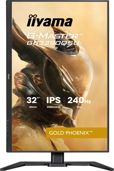 IIYAMA 32" IPS GAMING G-MASTER GOLD PHOENIX MONITOR - GB3290QSU-B1