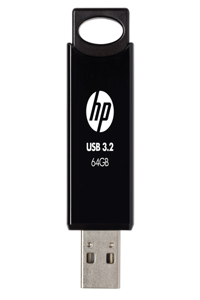 HP 64GB 712w Black USB 3.2 Flash Drive - HPFD712B-A-64