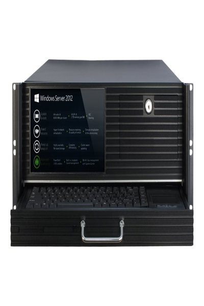 Inter-Tech 4U 4452-TFT - Rack - Server - Black - ATX - micro ATX - Mini-ITX - Steel - HDD - Power - 88887287