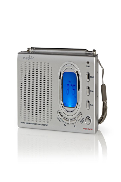 Nedis World Radio AM/FM/SW Battery - RDWR1000GY
