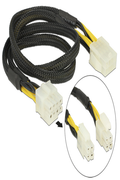 Câble d'extension d'alimentation Delock