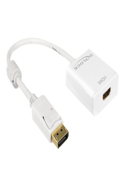 Delock-adapter Displayport 1.2 hane > HDMI hona 4K Aktiv - 62608