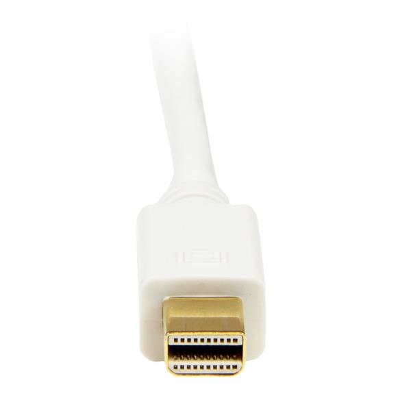 StarTech MDP2DVIMM10W Mini DisplayPort to DVI Cable 3.04m - MDP2DVIMM10W