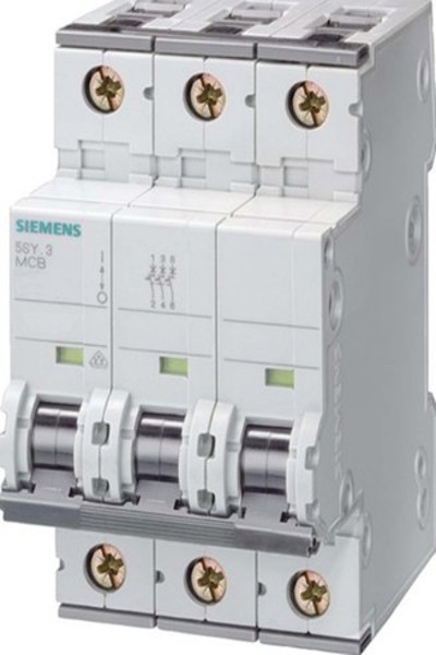 Siemens 5SY4310-7 Miniature Circuit Breaker 3-Pole 10A Type C 10kA