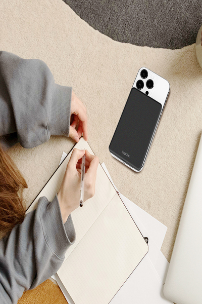 LogiLink PA0352 - Powerbank LiPo MagSafe 15 W USB-C PD schwarz - PA0352