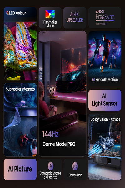 HISENSE 100E7Q PRO 100" 4K QLED SMART TV - 100E7Q PRO