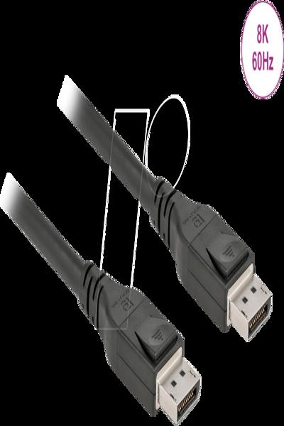 Delock DisplayPort-kabel - DisplayPort (hane) till DisplayPort (hane) - 85503