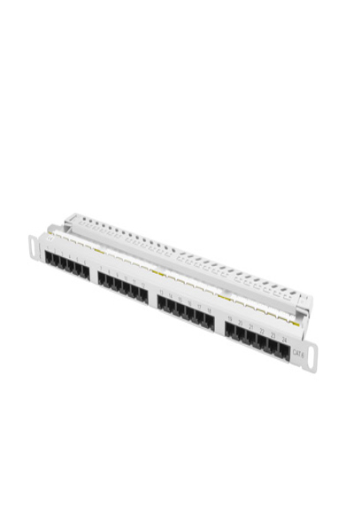 Lanberg Patchcord PPU6-0024-S 0.5U cat. 6 24xRJ-45 - Network - CAT 6