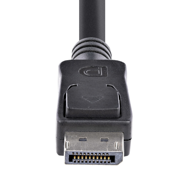 StarTech 1.0mDisplayPort cable with locking (male/male) - DP 4k cable - DisplayPort cable - DisplayPort (M) - DisplayPort (M) - 2.0m - locked - black (DISPL2M) - DISPL2M