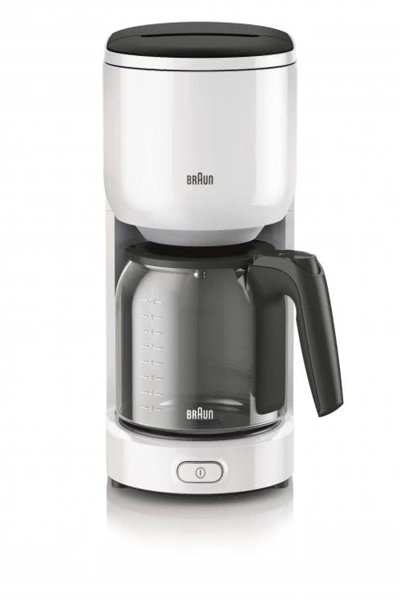 De Longhi Braun KF 3100 WH KaffeeautomatGlaskanne 10 Tassen 1100W ws - 0X13211017