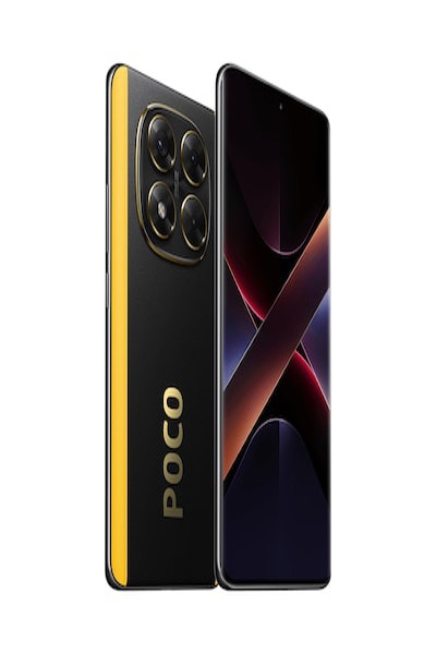 Xiaomi Poco X7 256 Go Noir HyperOS Cuir synthétique Dos 8 Go