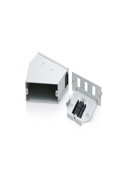 DIGITUS Fiber optic DIN rail splice distributor, angled, 6 SC SX/LC DX, grey - DN-96894