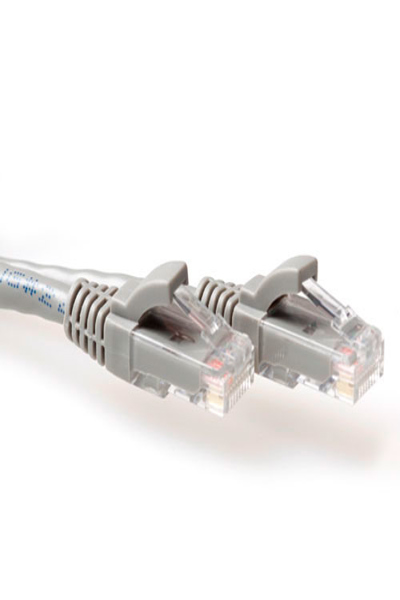 ACT Grey 20 meter U/UTP CAT6A patch cable snagless with RJ45 connectors - 20 m - Cat6a - RJ-45 - RJ-45 - Grey