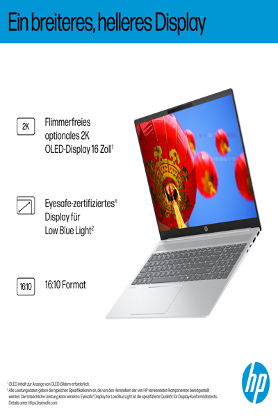 HP OMNIBOOK 5 LAPTOPAI 16-AF1154NG CORE ULTRA 5 NOTEBOOK - BZ8A1EA#ABD