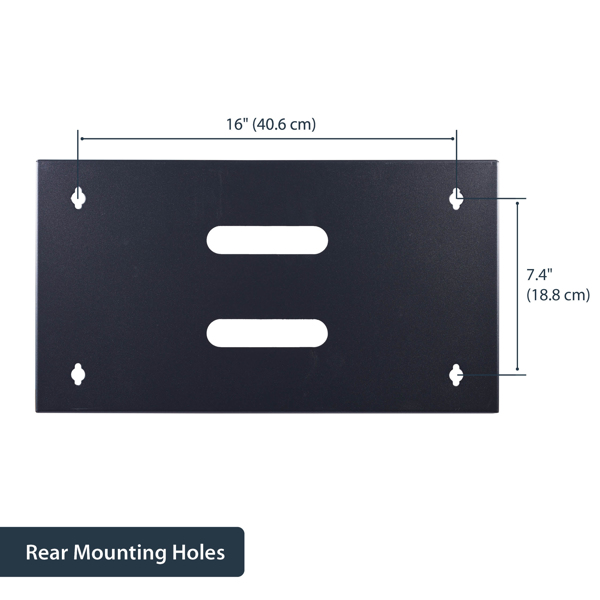 6U Wall Mount for Patch Panel 14in Deep WALLMOUNT6 - WALLMOUNT6
