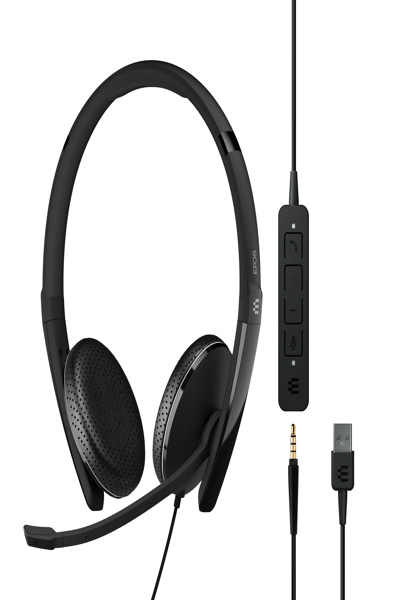 EPOS | SENNHEISER ADAPT 165 USB II - Wired - Office/Call center - 20 - 20000 Hz - 145 g - Headset - Black - 1000916