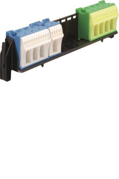 Borne PE/N Hager 2 rangées VZ462