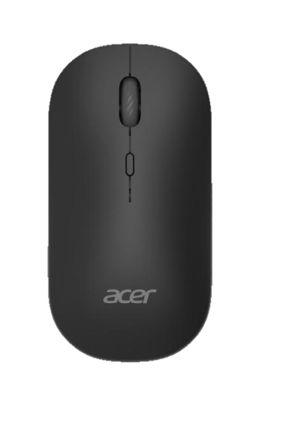 Acer Wireless Dual Mode Mouse - Amr130 Black - Mouse - 1,600 dpi