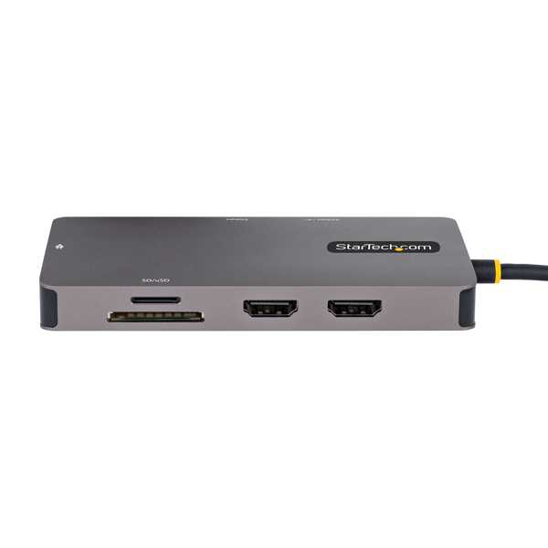 USB C Multiport Adapter, Dual HDMI Video, 4K 60Hz, 2-Port 5Gbps USB-A 3.1 Hub... - 120B-USBC-MULTIPORT