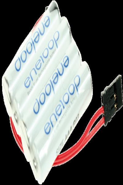 Batterie Panasonic 4 connecteur de câble Micro AAA NiMH