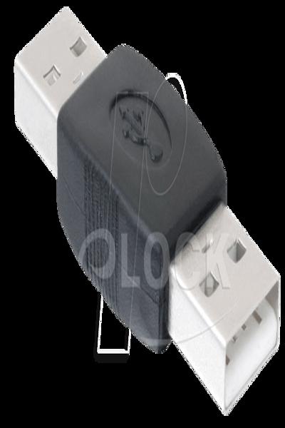 Delock USB gender changer - USB (M) to USB (M) - 65011