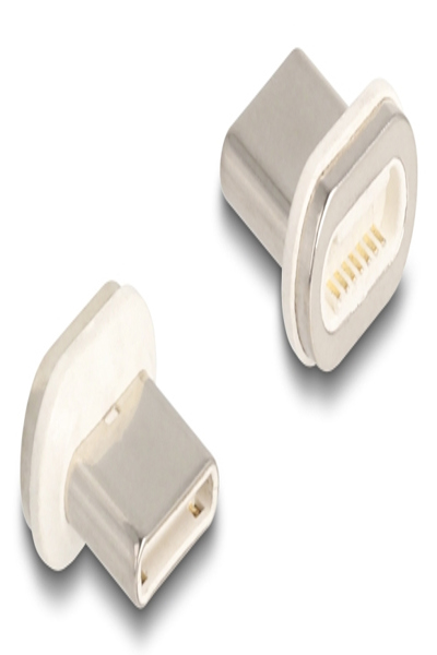 Delock 66588, magnet, USB C, guld, vit - 66588
