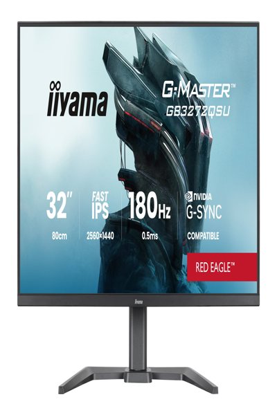 Iiyama GB3272QSU-B1 Gaming Monitor 32" IPS G-Master Flat Screen - GB3272QSU-B1