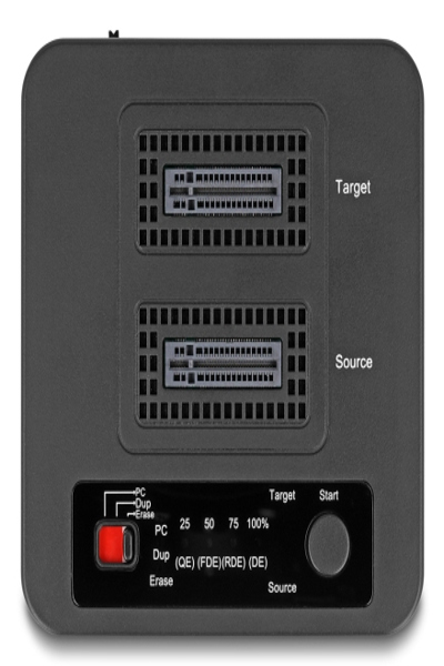 Delock USB 20 Gbps M.2 Dockingstation fÃƒÂ¼r 2 x NVMe PCIe SSD mit Klon- und - 64300