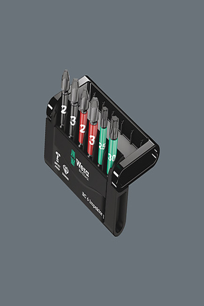 Wera 05073890001, 6 pièces, Phillips, Pozidriv, PH 2, PH 3, PZ 2, PZ 3, 50 mm