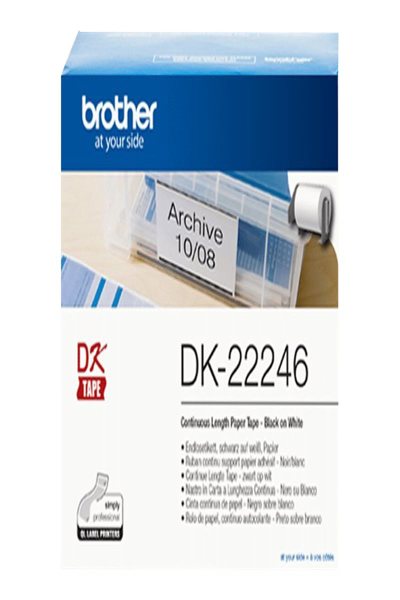Brother DK-22246 - Paper - black on white - DK22246