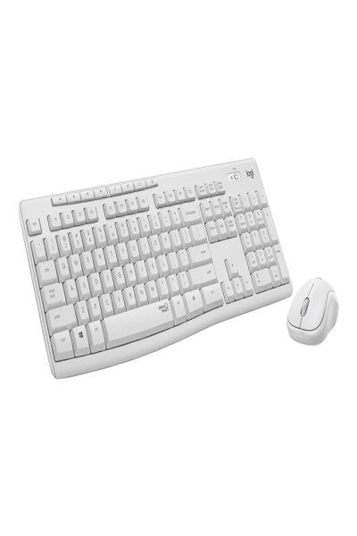 Logitech MK295 Silent Wireless Combo - Full-size (100%) - Wired - USB - QWERTY - White - Mouse included - 920-009821