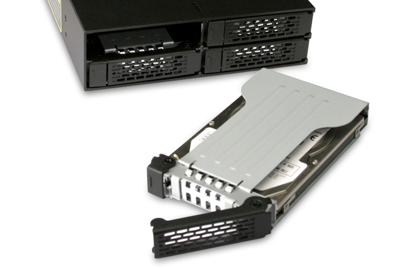 Icy Dock MB991TRAY-B - Black, Silver - MB991TRAY-B