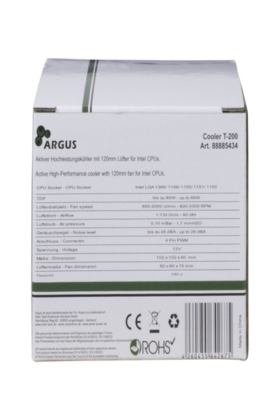 Inter-Tech Argus T-200 - Refroidisseur de processeur
